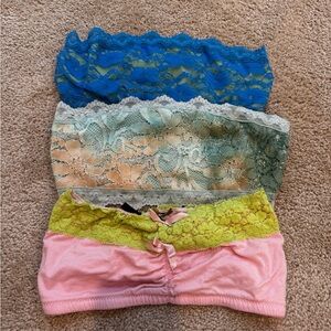 Bundle of 3 Bandeau from Urban Outfitters
